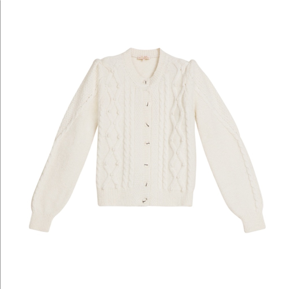 ByTiMo Soft Alpaca Cardigan Off-White
